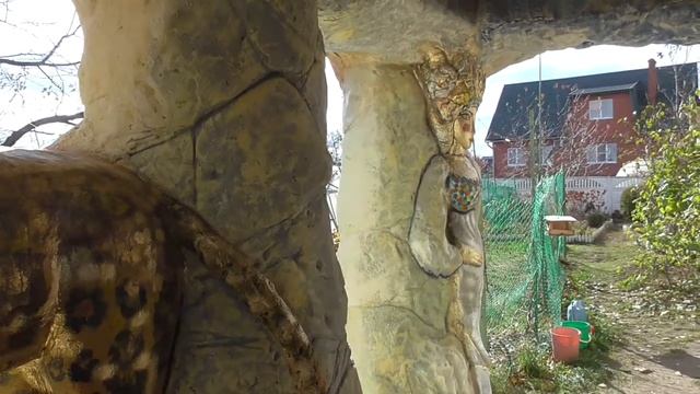 Сделал ещё и Скульптуры из Цемента к своим Скалам из Цемента смотреть онлайн