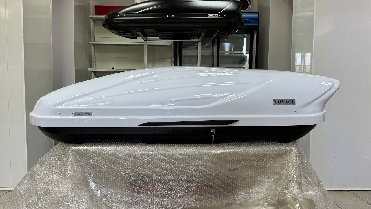 Усиленный автобокс Voyage EXTReme Light 440л 183х86х43 цвет Белый глянец ПММА - обзор