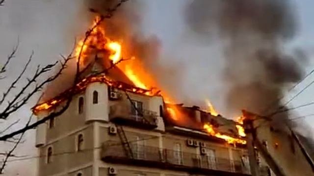 Пожар в отеле Ксения Каменец Подольский Ч 2