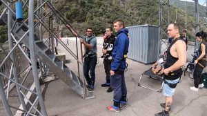 Bungee jumping from the Verzasca Dam (220 m) Верзаска Банджа