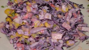 Салат из красной капусты