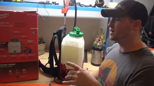 Milwaukee M18 Switch Tank 4 gallon backpack sprayer review | Turfgrass Pro liquid fertilizer app