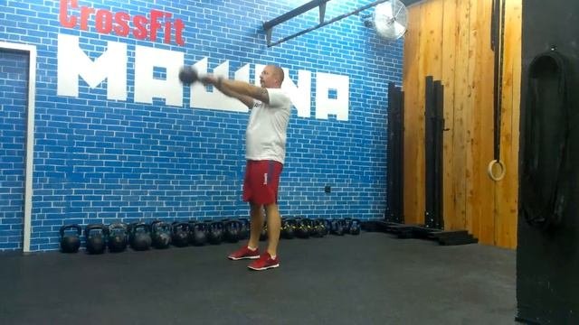 Kettlebell Swing (Russian Style) By CrossFit Masina