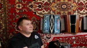 Пшеница золотая, народные песни поем вместе под баян. Музыкант Андрей Воробьев. Народная песня.