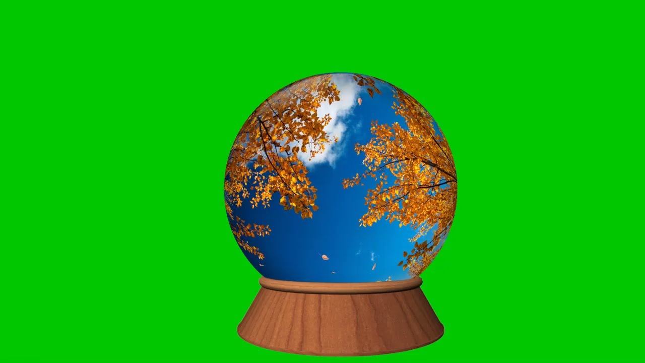 ФутажОсенний Хромакей 4️⃣Четыре ВидеоЭффект Шара  Autumn Background 4️⃣ Video Green Screen смотреть онлайн