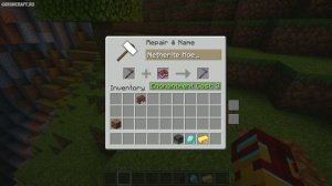 КАК ЧИНИТЬ НЕЗЕРИТОВЫЕ ВЕЩИ В МАЙНКРАФТ | КАК ЧИНИТЬ ВЕЩИ В МАЙНКРАФТЕ