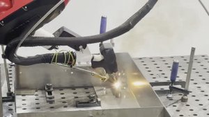 Лазерная сварка большой детали для заказчика