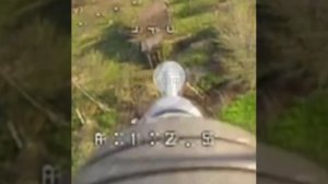 СВО. засел в толчке и попытался сбить наш разведывательный дрон, за что получил мгновенную карму