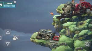 Джунгли в огне от сражений червяков Worm23