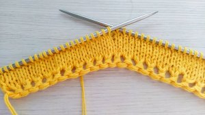 Очень красивый набор питель спицами.