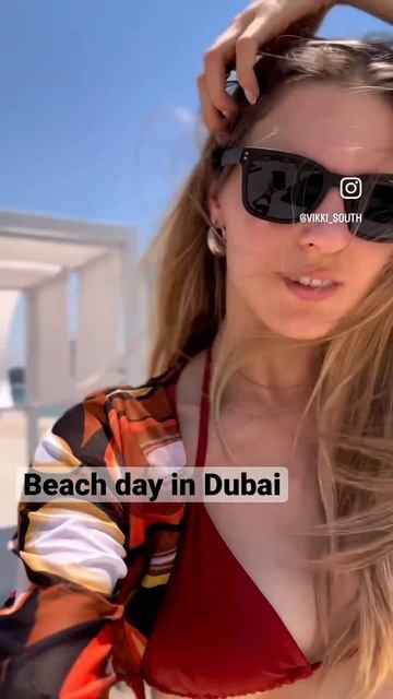 Beach day at Marriott Palm Jumeirah resort #dubai #visitdubai #дубай #жизньвдубае #marriott #beach