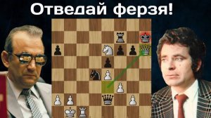 Борис Спасский - Виктор Корчной. Киев 1968. Матч претендентов. 7-я партия. Шахматы
