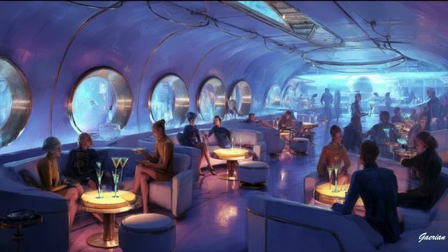 Aboard the starship in the lounge rooms