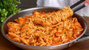 Этот рецепт сведет вас с ума! Паста с куриной грудкой от которой невозможно отказаться!