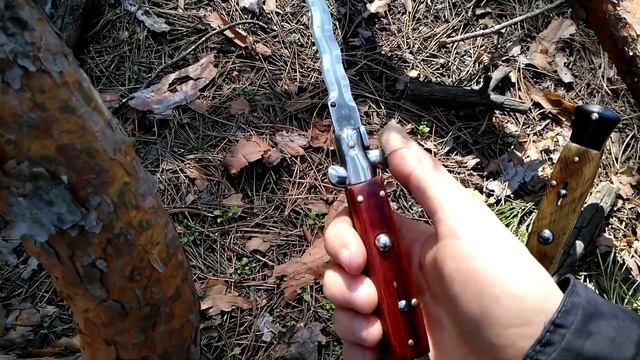 Knives Stilleto!! 3 kinds of interesting and reliable knives! Испанские Ножи стилеты смотреть онлайн