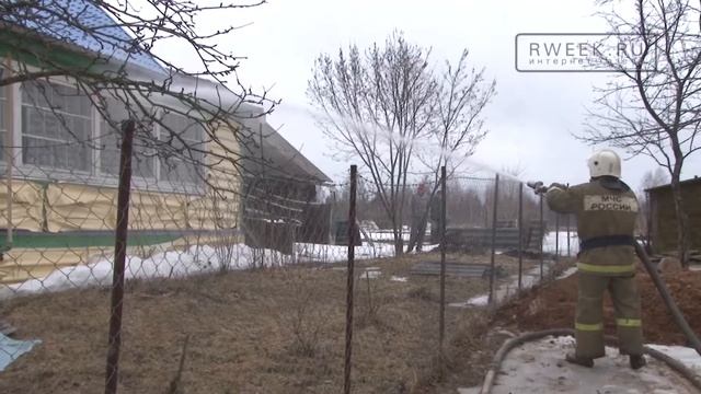 Пожар в Вокшерино