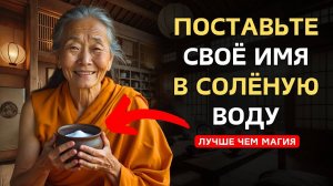 ВАШЕ ИМЯ в СОЛИ — ОШИБКА 99%? Секрет буддийских монахов для изобилия