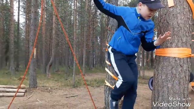 Наше первое видео! Внимание CHALENG! ПОПРУБУЙ НЕ УПАСТЬ С КАНАТНОЙ ДОРОГИ! смотреть онлайн