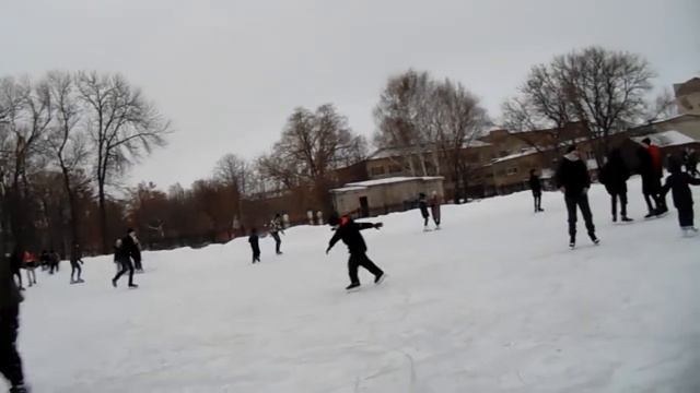 Третий день года: граффити на зеркале льда... смотреть онлайн