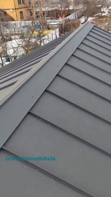 процесс установки конька на клик фальц смотреть онлайн