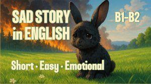 Он выбрался из огня… 🐇🔥 Ты поймёшь всю историю на английском?