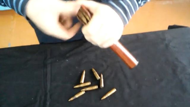 Снаряжение магазина патронами АК-74 смотреть онлайн