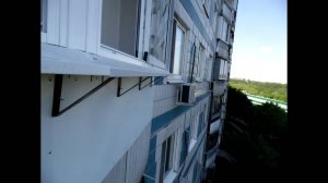 Проект остекления лоджии раздвижными окнами с выносом