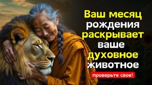 ДУХОВНОЕ ЖИВОТНОЕ: Что скрывает ваш месяц рождения? ✨ | Буддийские учения
