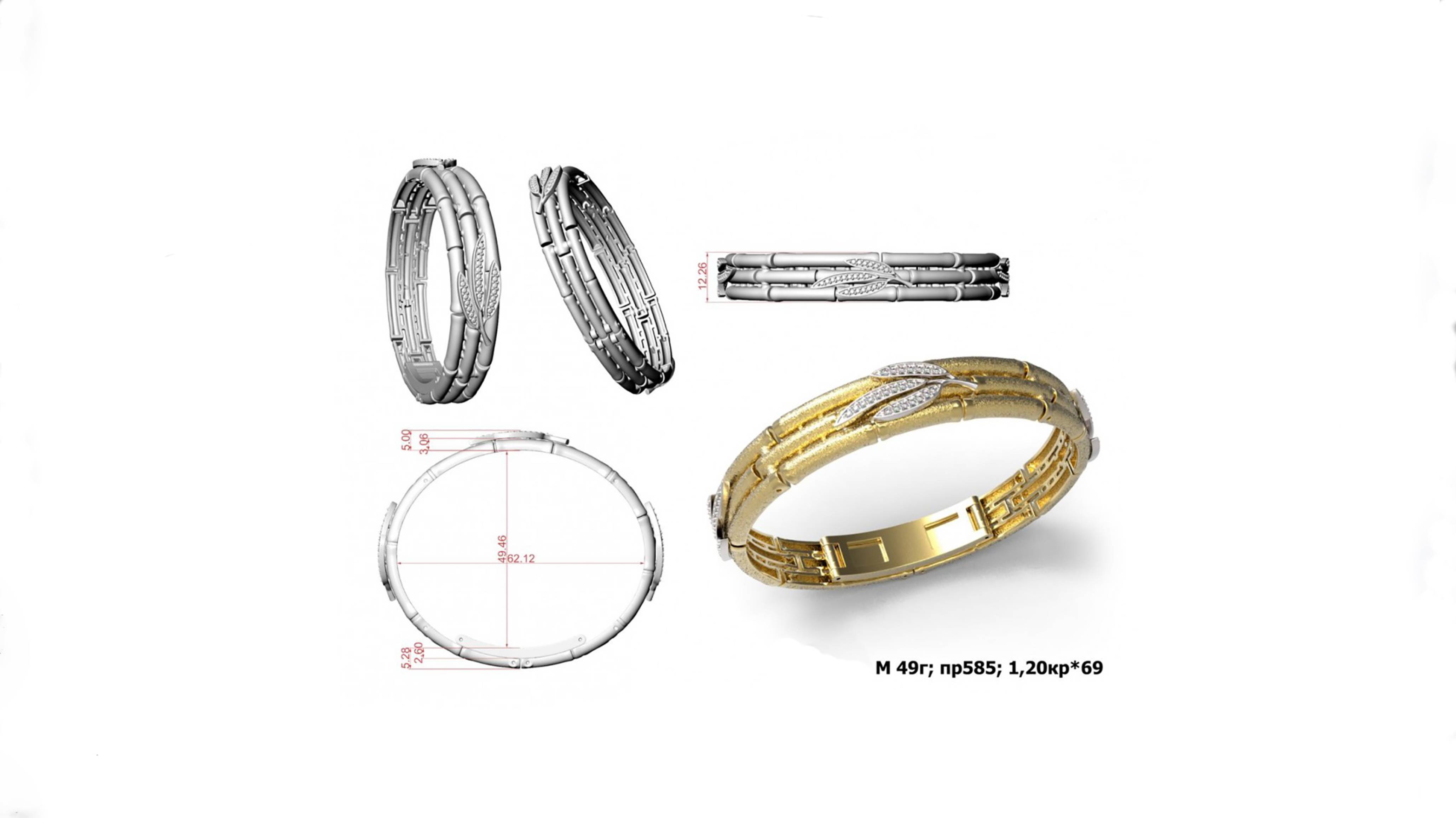 Современные технологии в ювелирном деле! Или браслет для Любы в стиле Carrera y Carrera. (Ч-3)