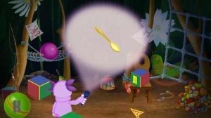 Лунтик в шалаше учит алфавит игра.Luntik in a tent teaches the alphabet game