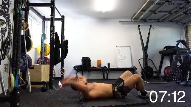 15 Minute AT HOME CROSSFIT AMRAP LADDER WORKOUT as many reps as possible with Ricky Garard