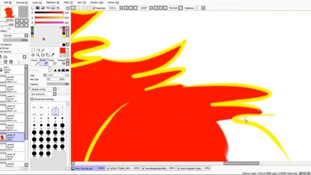 Snow Leopard Furry OC - Speedpaint смотреть онлайн