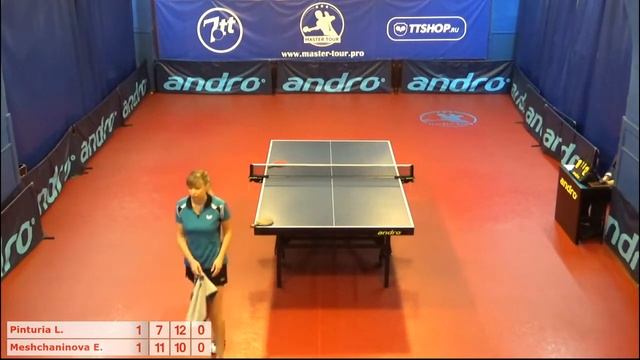 Настольный теннис матч 121118 6  Пинтуриа Любовь  Мещанинова Екатерина