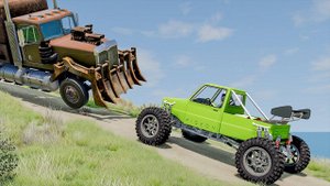 МАШИНЫ ПРОТИВ ОБРЫВОВ #12 В 😱|BeamNG.Drive| Бименджи Драйв