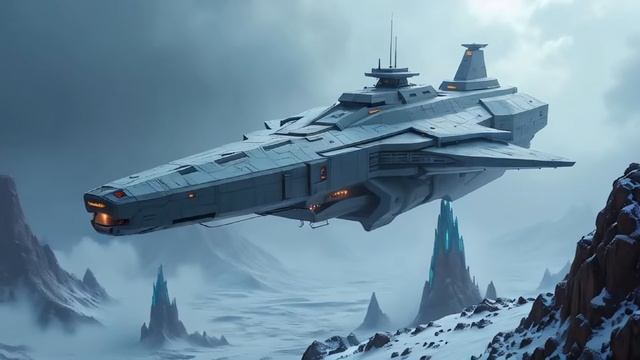 The Unbelievable Silent Descent Spaceships Approach a Shrouded World!