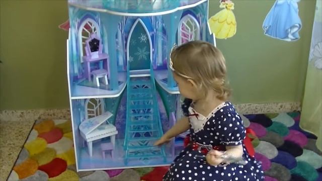 Kidkraft Кукольный домик Ледяной замок Холодное сердце Frozen Ice Castle Dollhouse смотреть онлайн