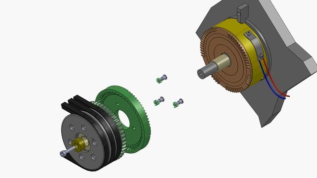 Монтаж GDF   P F1 PULLEY 3 SPRINGS