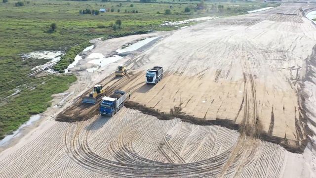 Строительство моста через Зею в Благовещенске,  сентябрь 2021 смотреть онлайн