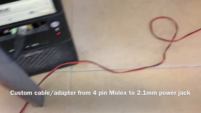 Imax B6 Lipo charger Power adapter cable from ATX power supply