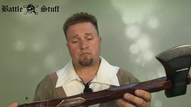Ready for Battle: A Closer Look at Epic Armoury's Hand Defiant Axe #LarpCraft #EpicArmoury #LarpLif