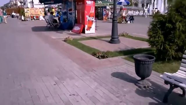 Астрахань  Прогулка по набережной
