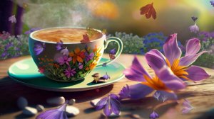 Футаж У каждого дня свой аромат☕ Пожелание счастья