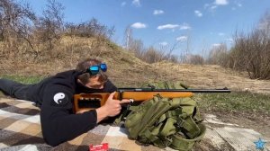 Part 2.  Bi-7-2-KO Basic 22 LR anti-plywood rifle. Винтовка Bi-7-2-KO Basic 22 лр против фанеры.