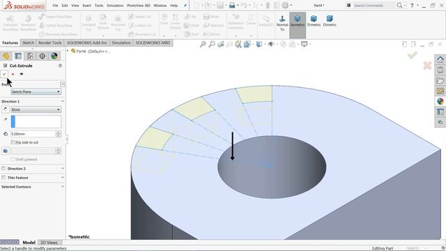 SolidWorks Tutorial for beginners Exercise 65