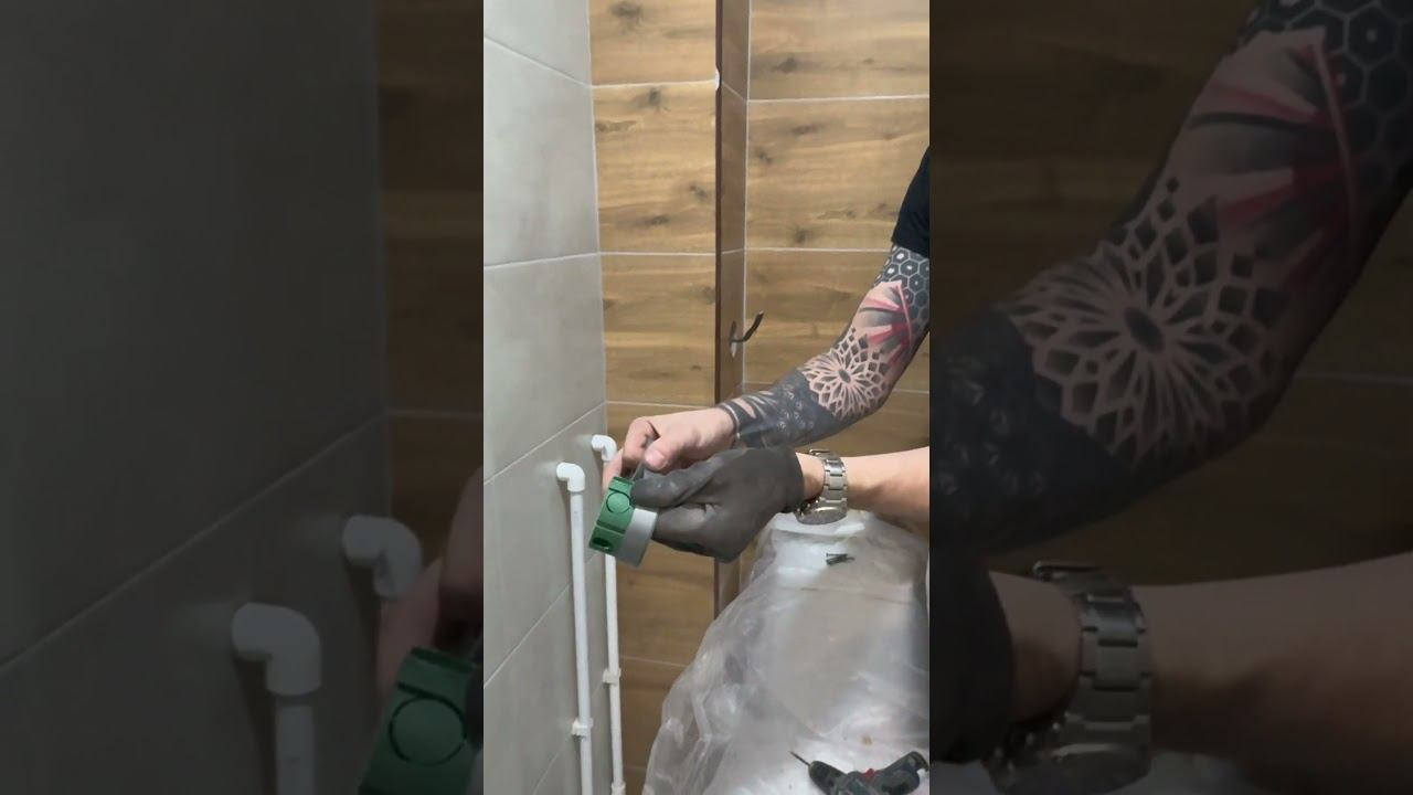 Лайфхак с подрозетником в пустотелых стенах #ремонт #томск #электрик #electrician