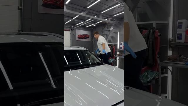 Крышу надо клеить по лекалам #авто #автосервис #детейл?