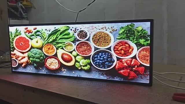 Видеоэкран 99х35х5 см р2.5 RGB wi-fi