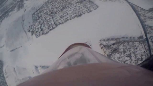 Прыжок с параплана во Владимире 28.02.2017 смотреть онлайн