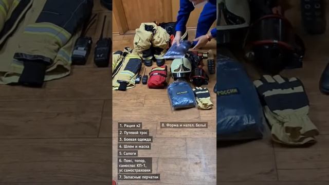Что помещается в сумку для боевой одежды пожарного смотреть онлайн