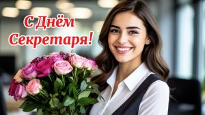 23 Апреля Международный день Секретаря! Поздравление с Днём Секретаря!